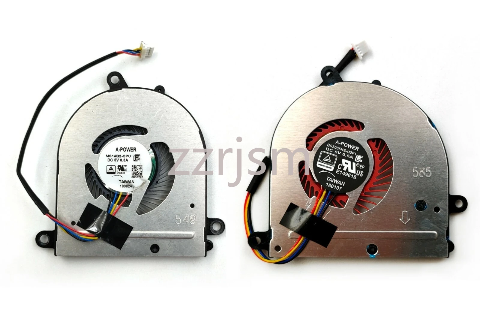 

New for MSI MS-14B1 MS-14B2 PS42 8M 8RB PE42 PS42 Modern 8RC 8RA CPU & GPU Fan BS5005HS-U4Q