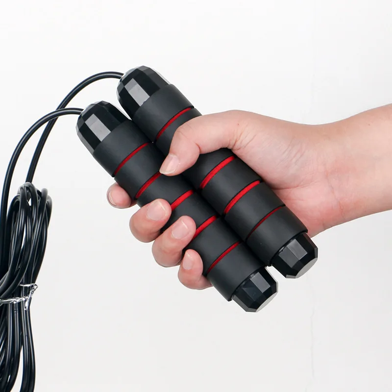 2026 Adjustable Heavy PVC Weighted Cordless Portable Durable Skipping Rope for Exercise and Speed Jumpingpromote sales