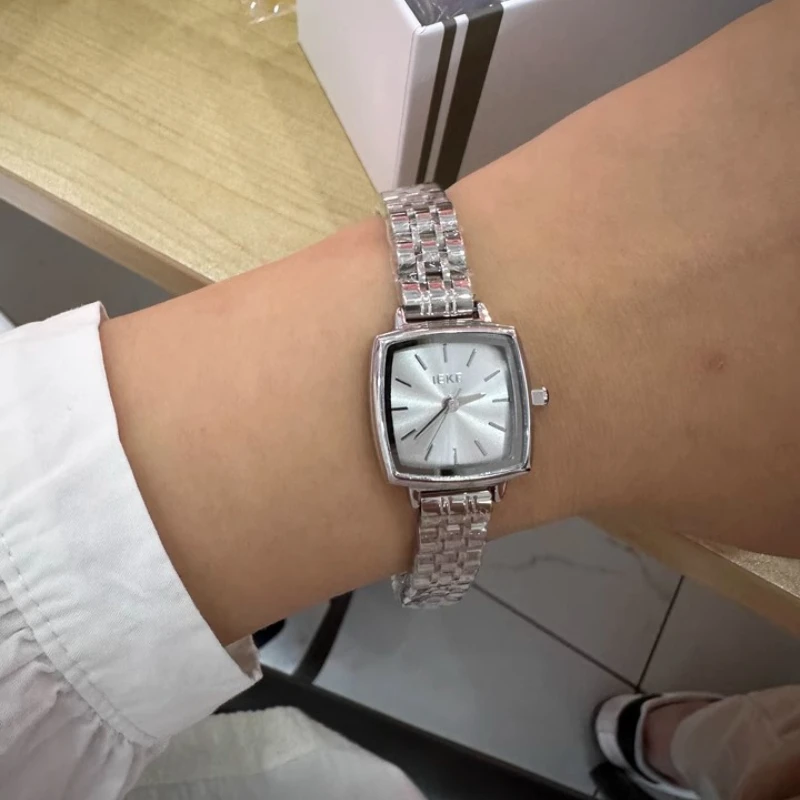 

Women Quartz Watch Luxury Orologio Gold Sliver Clock Stainless Steel Band Reloj Vintage Simple Elegant Fashion Ladies Wristwatch