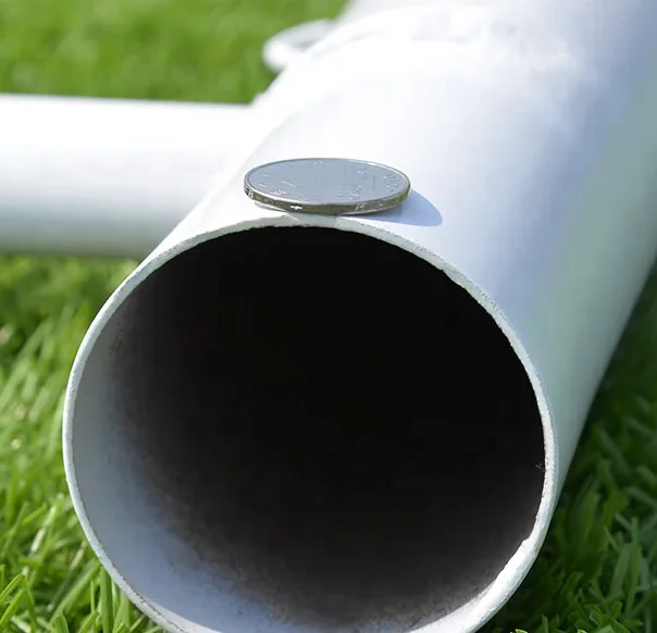 Porta da calcio portatile per sport di squadra in alluminio a grandezza naturale Porta da calcio per allenamento