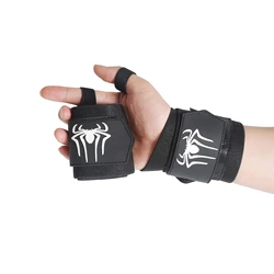 Spide-muñequeras de levantamiento de pesas para hombres y mujeres, estilo Anime, envolturas de muñeca, correas protectoras de muñeca para entrenamiento de fuerza en el gimnasio