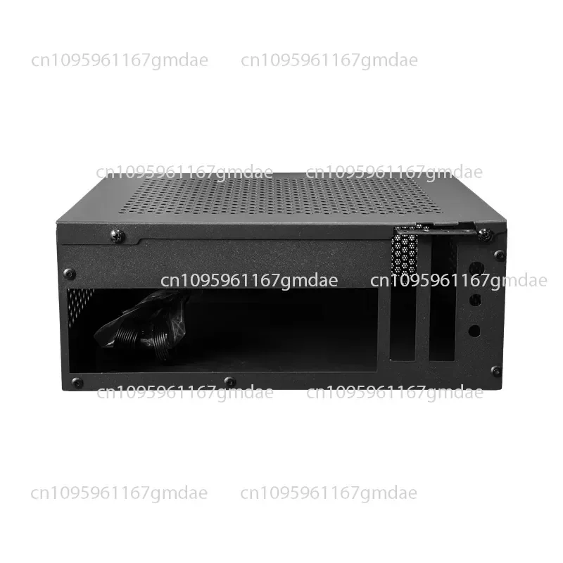 A09 black support semi-high graphics card ITX main board DC adapter power supply all-iron desktop computer case