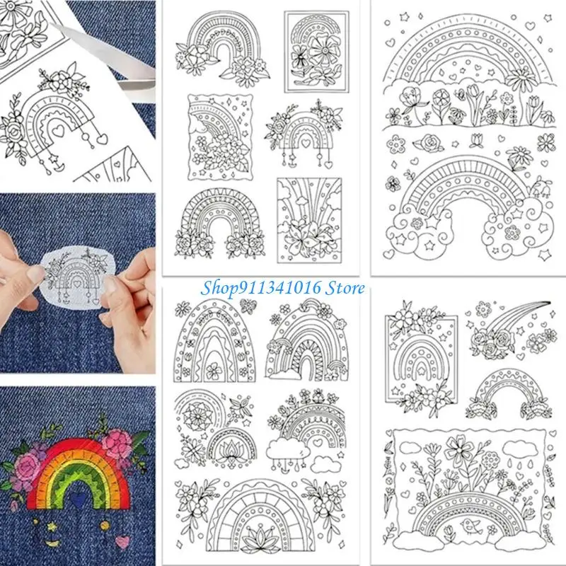 4x7b 4pcs Soluble Soluble STABLICATION COUDURE MODE BRODED