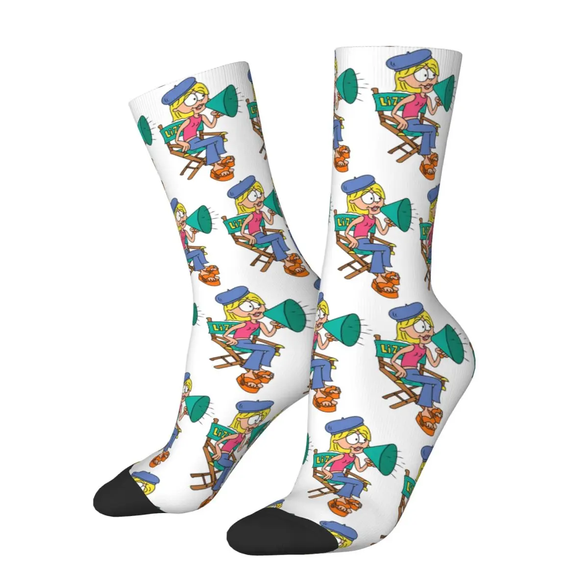 Lizzie Mcguire Socks Harajuku High Quality Stockings All Season Long Socks Accessories for Man's Woman's Birthday Present