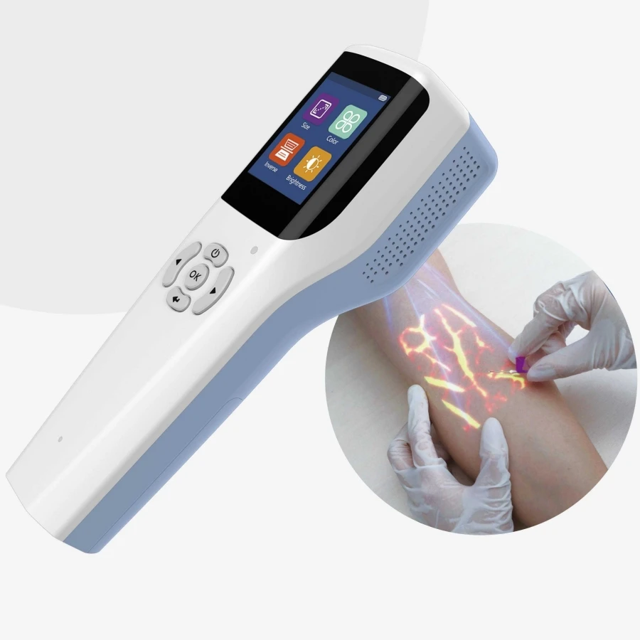 05SE Reusable Handheld Vein Detector — Vascular Viewer for Humans, Pets & Animals — Desk/Table Use