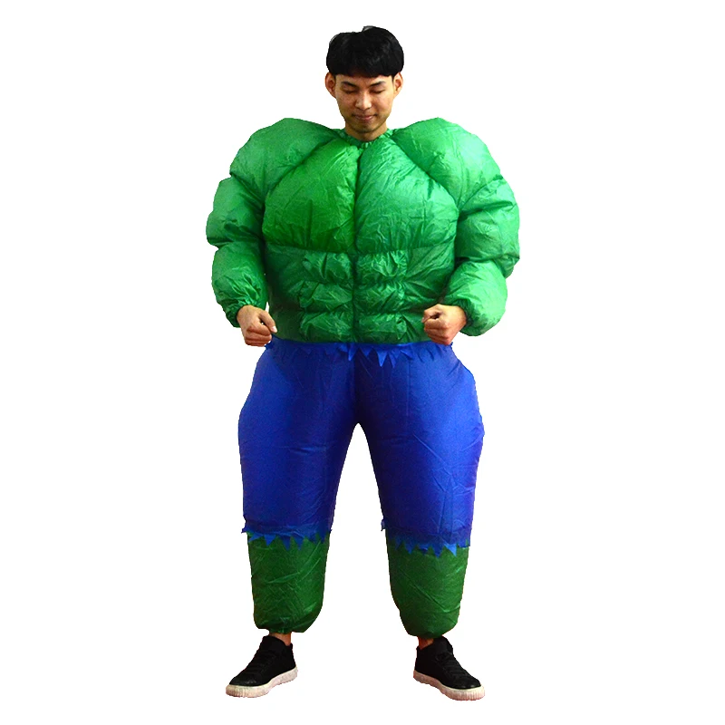 Adult Fatty Hulk Inflatable Costume Anime Suits Mascot Halloween Party Cosplay Costumes for Man Woman Boys Girls