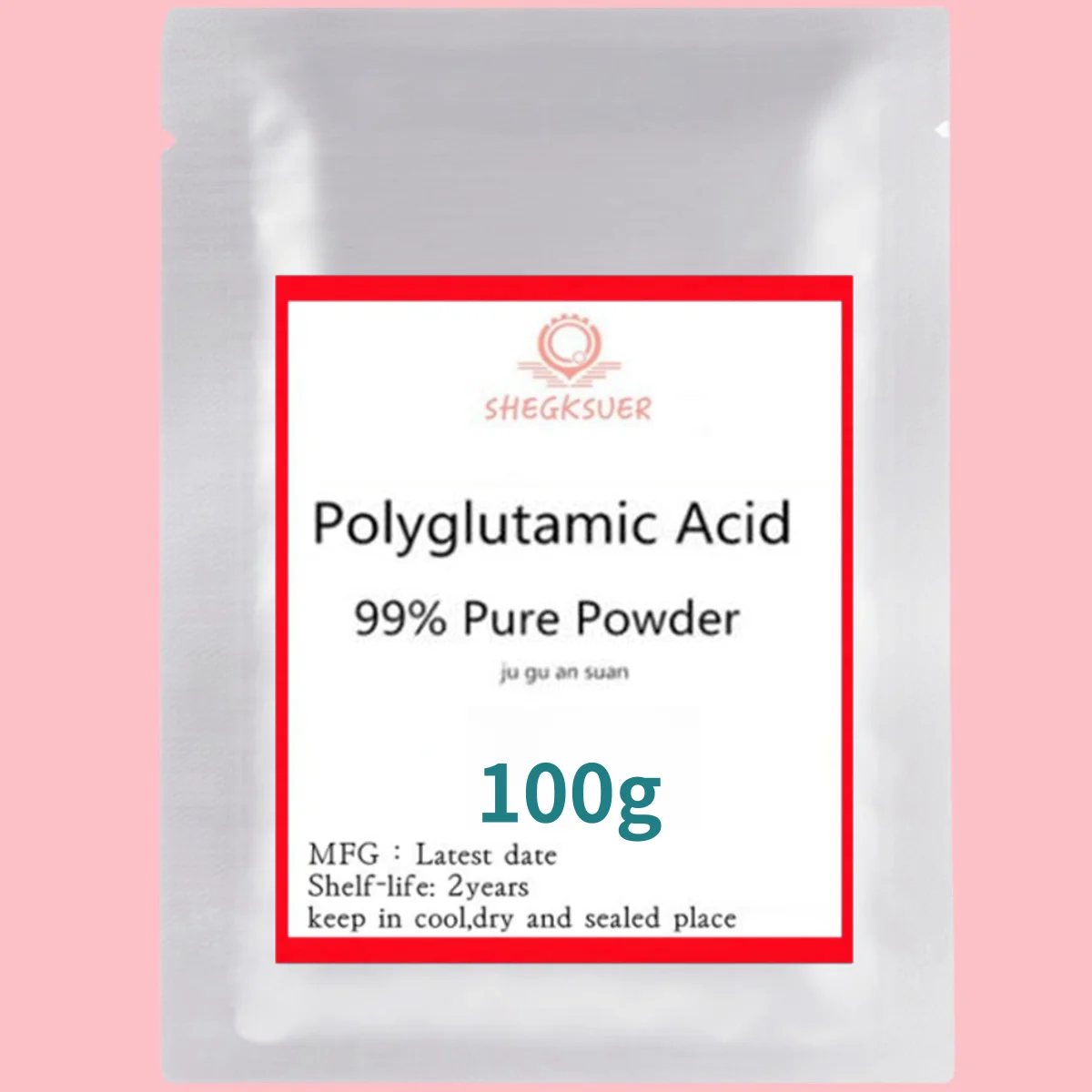 Factory Direct Sales Pure Polyglutamic Acid PGA for Skin Moisturizing and Whitening Inhibit Melanin,Resist Wrinkles