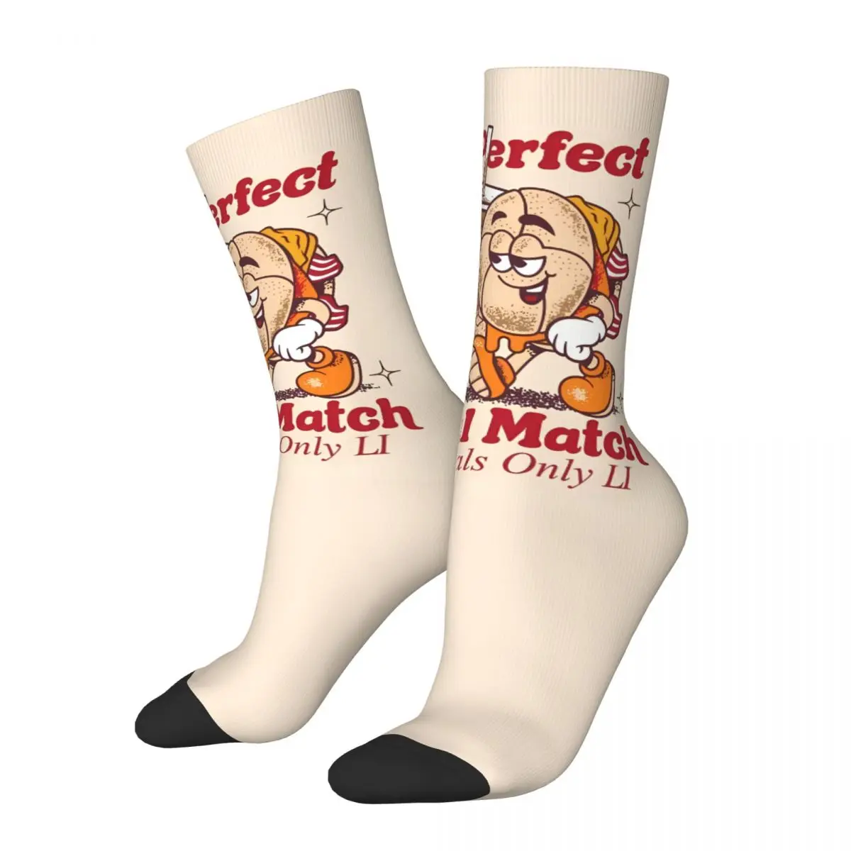 

Happy Mood In Life Comic Sock Printed Man Polyester