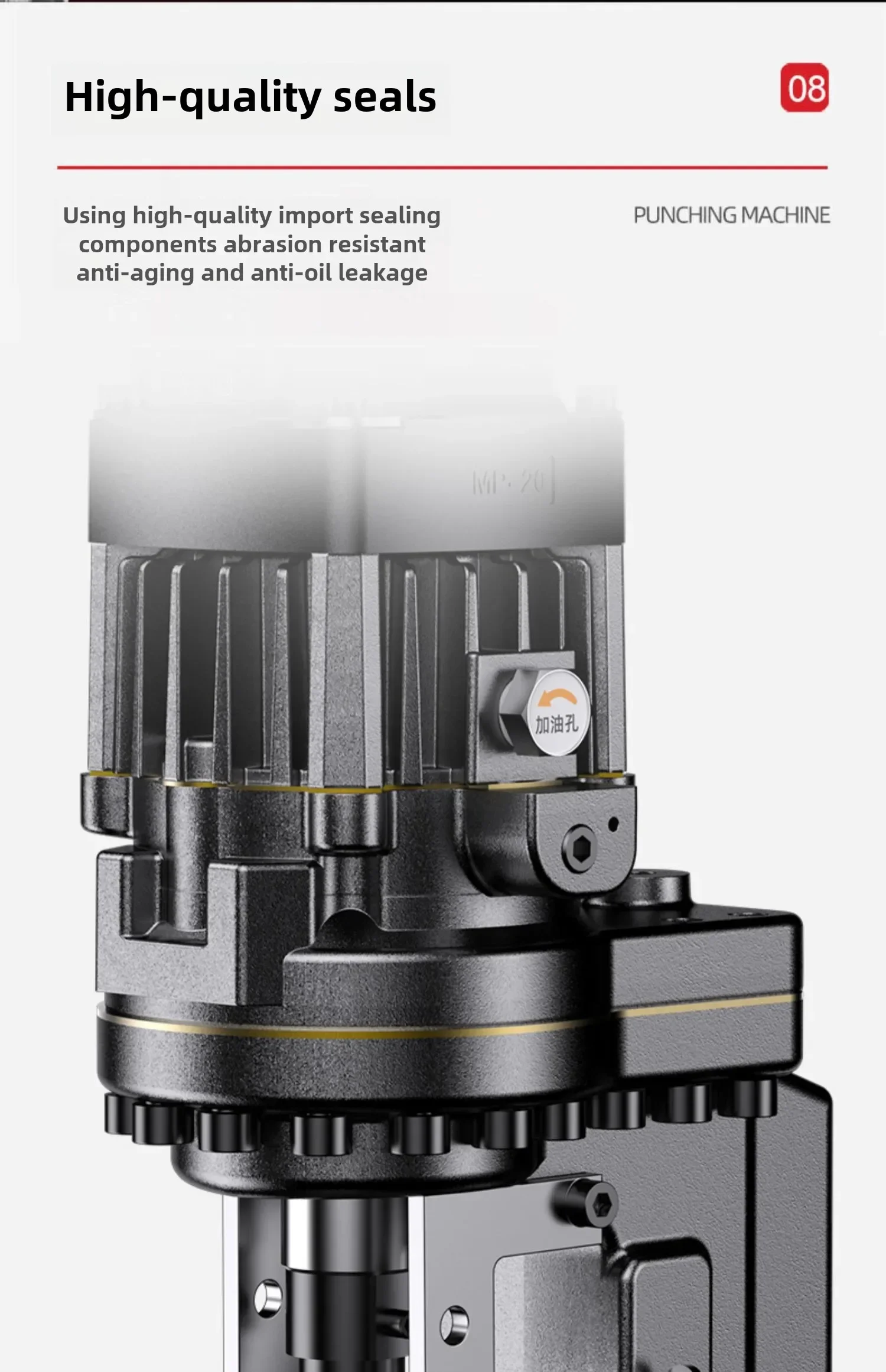 220V Portable Stainless Steel Photovoltaic Punching Tool for Small Hole Punching Machine