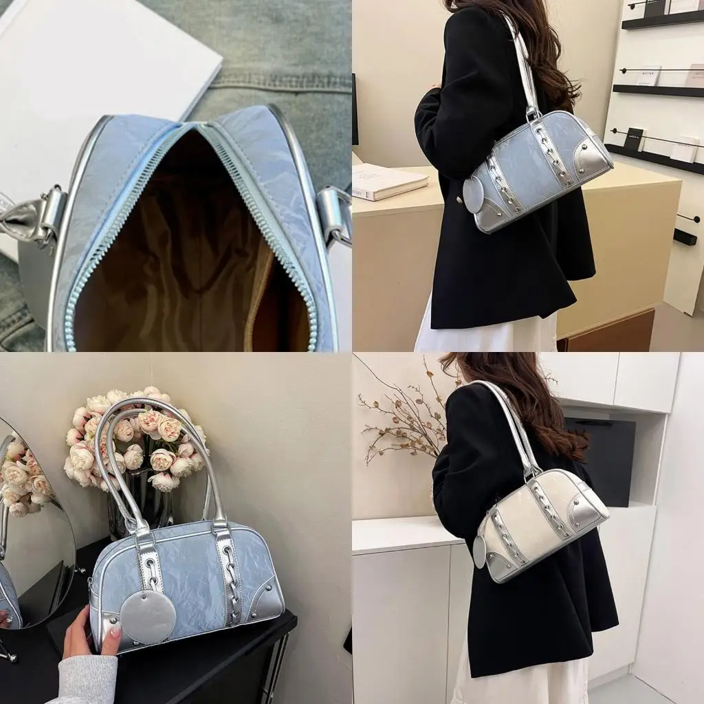 

D46D Retro Women's Shoulder Bag Stylish Ladies Armpit Bag With Large Capacity Handbag For Work And Outdoor Activities