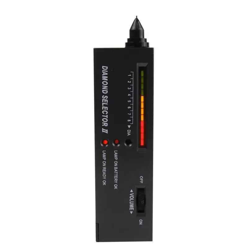 Professional Diamond Gems Tester Pen Portable Gemstone Selector Tool LED Indicator High Accurate Reliable Jewelry Test Tool