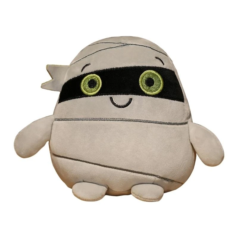 Y4QA Halloween Theme Decor Short Plush Toy Bedroom Cuddle Pillows Claw Machine Supply