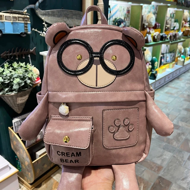 CREAM BEAR Fashion Backpack Bags for Ladies Cartoon Cute School Bag Mochila Trend 2024 Knapsack Laptop Bag for Women Designer AliExpress