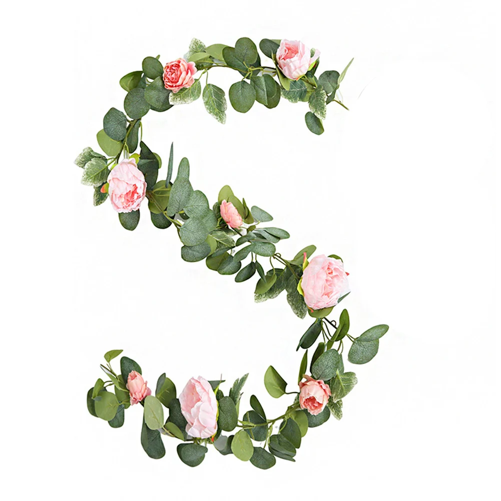 Festive Events Air Conditioning Pipe Cover Artificial Flower Vine Decor Figure Artificial Flower Vine Home Decoration