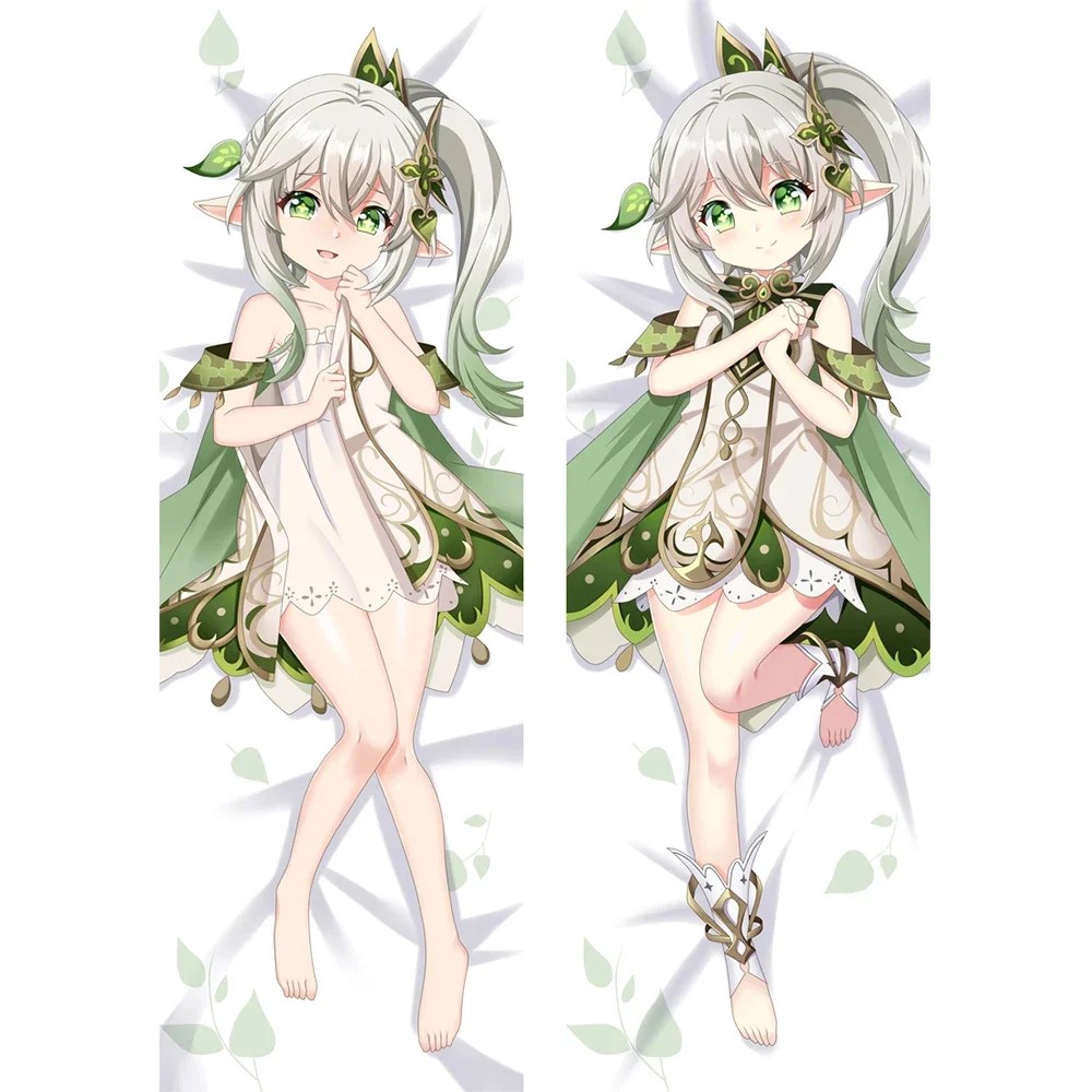 Anime Dakimakura Game Genshin Impact Nahida Hugging Body Throw Cusion Pillow Cover Lesser Lord Kusanali Pillowcase Home Bedding