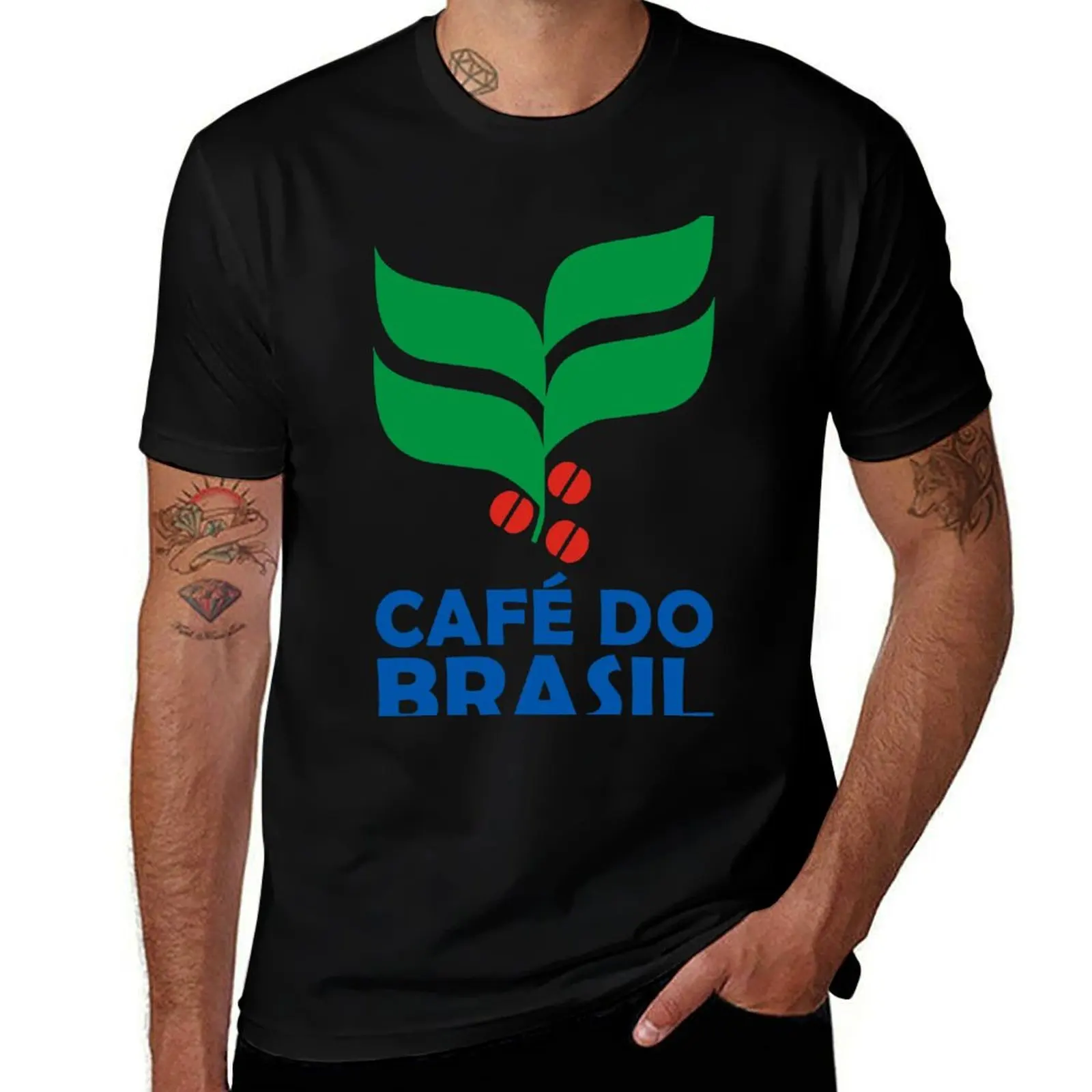 CAFé DO BRASIL - O MELHOR T-Shirt Festival Casual Short Sleeve T-Shirt