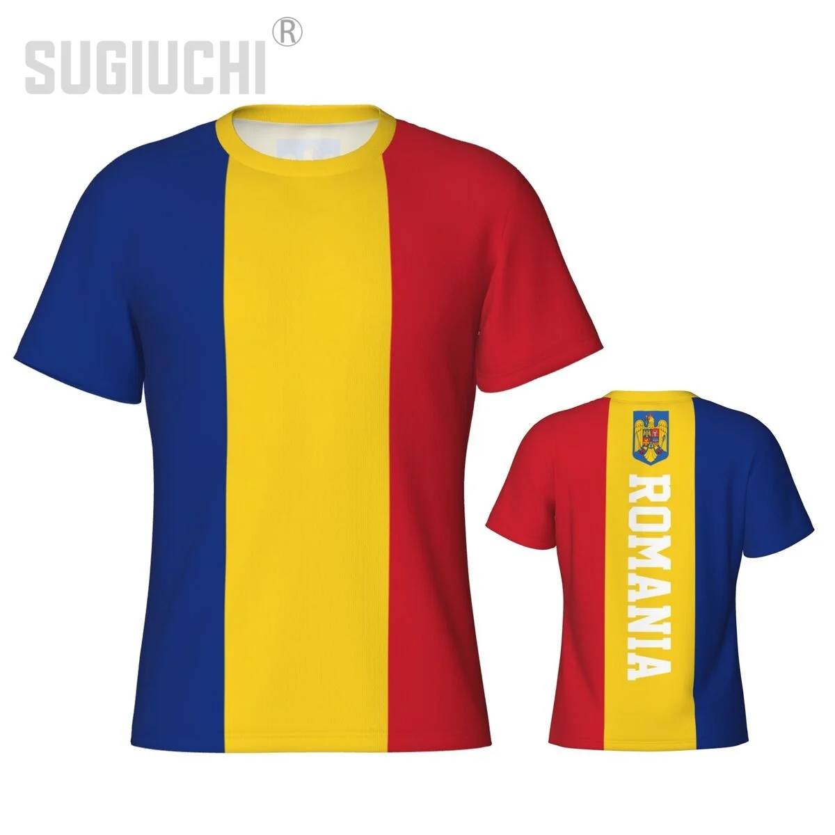 

Sports T-shirt Romania Flag Romanian 3D For Men Women Tees Clothes Soccer Football Fans Gift Patriotic T shirt