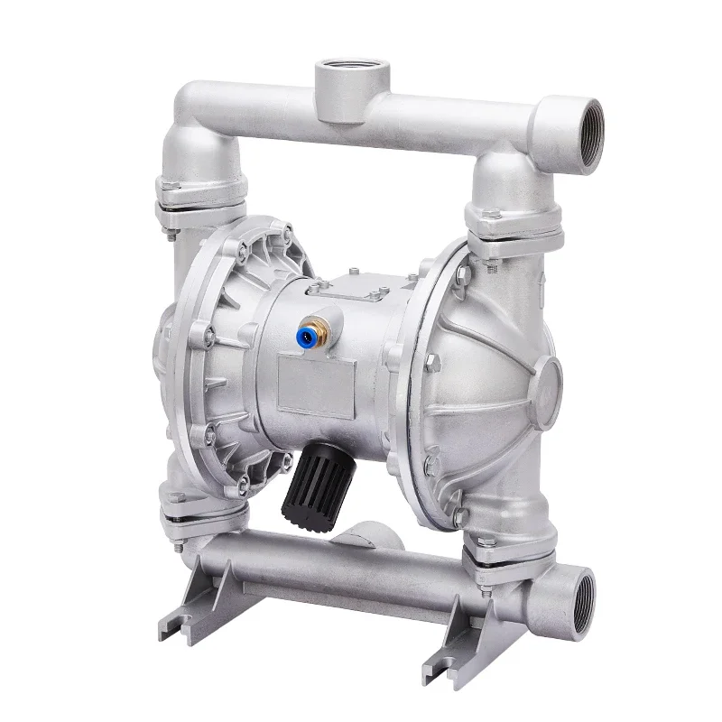 Pneumatic Diaphragm PumpPPL Engineering Plastic Corrosion Resistant QBY-15/40 Stainless Steel Cast Iron Aluminum Alloy Glue Pump