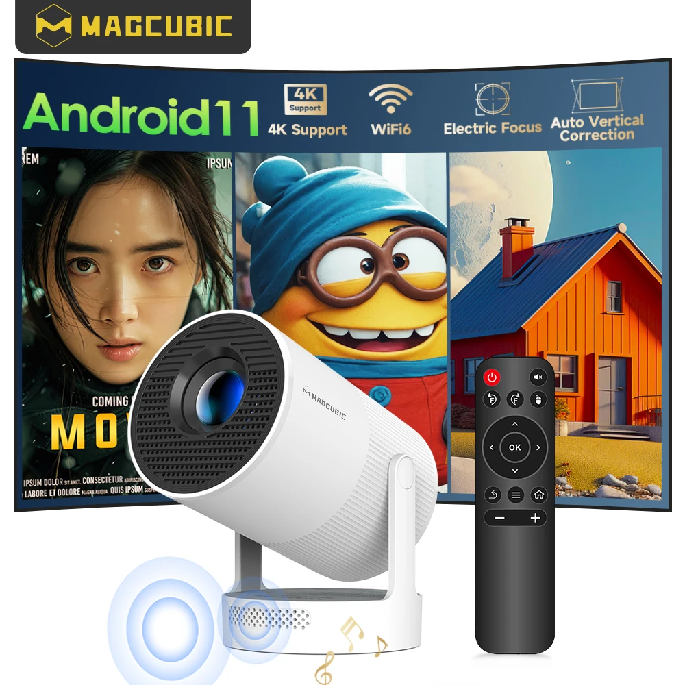 Magcubic HY300 Ultra Portable 4K Projector with Speaker Electronic