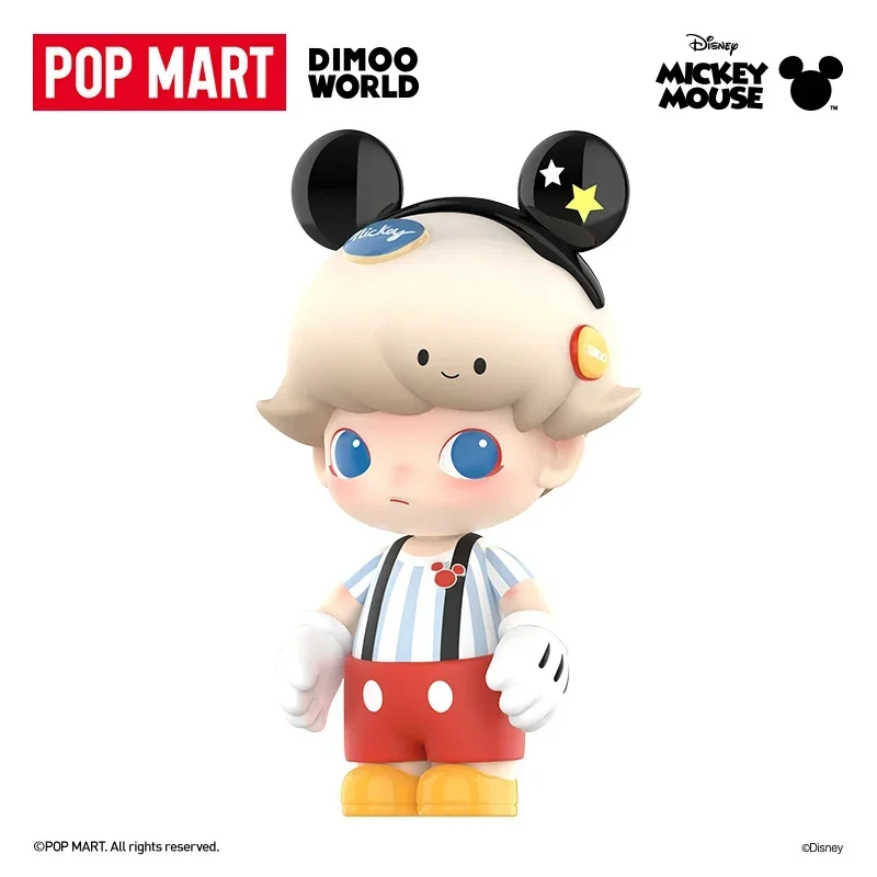 

POPMART MEGA JUST DIMOO 400% Mickey Mouse Series Blind Box Guess Bag Original Toys Doll Cute Anime Figure Ornaments Gift