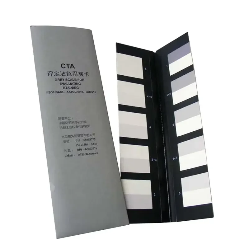 CTA Gray Scale for Color Change Staining | AATCC Standard Color Assessment Testing Card High Accuracy 0.5% IP55 Protection