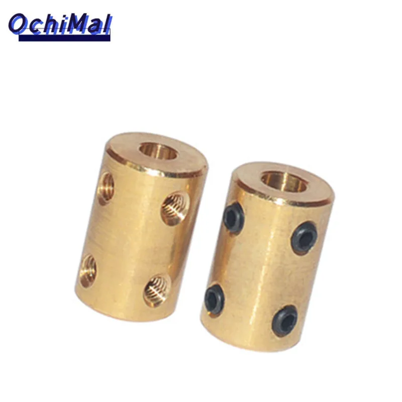 10pcs  Brass coupling rigid cylindrical coupling motor parts D14L22 model mechanical transmission