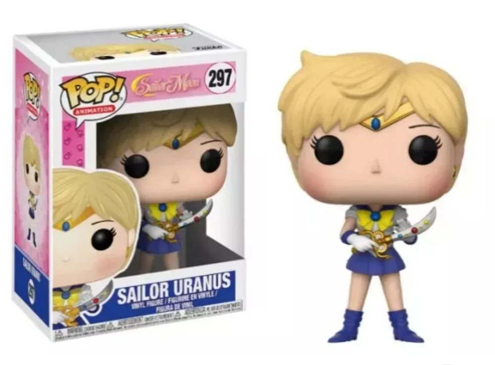 FUNKO POP Sailor Moon Series Luna 89 Chibi 295 Pluto 296 Uranus 297 Neptune 298 Saturn 299 Model Figure Collection Model Toys