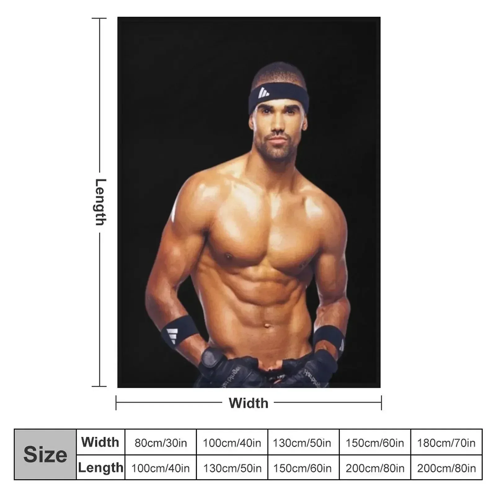 Shemar Moore Throw Blanket Decorative Beds warm winter christmas decoration Blankets