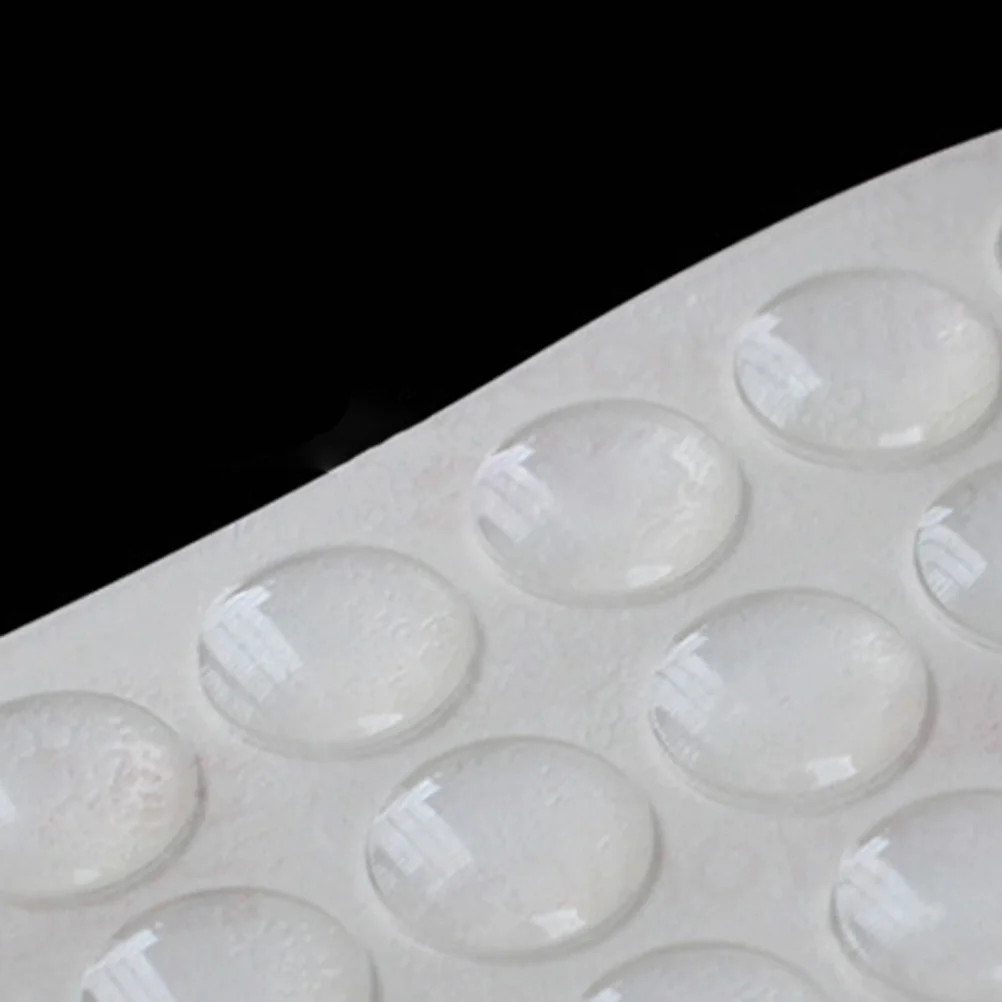 100 قطعة مصدات سيليكون واضحة 8 مللي متر خزانة الباب درج عازلة منصات أثاث ذاتي اللصق المضادة للتصادم قواعد مطاطية #4