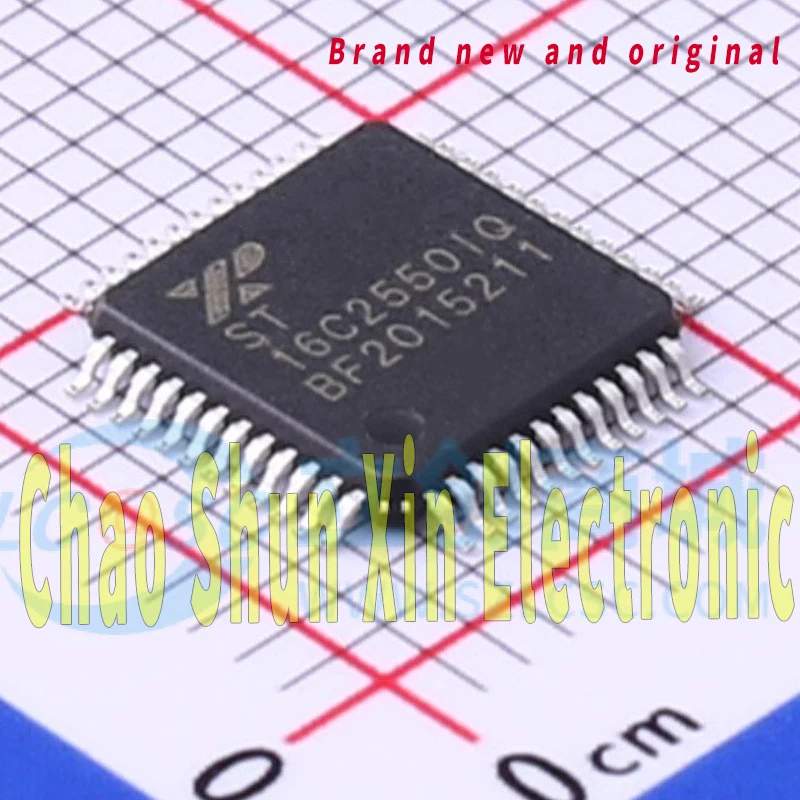 

10Pcs St16C2550Iq48Tr-F Brand New Original Tqfp-48 St16C2550Iq