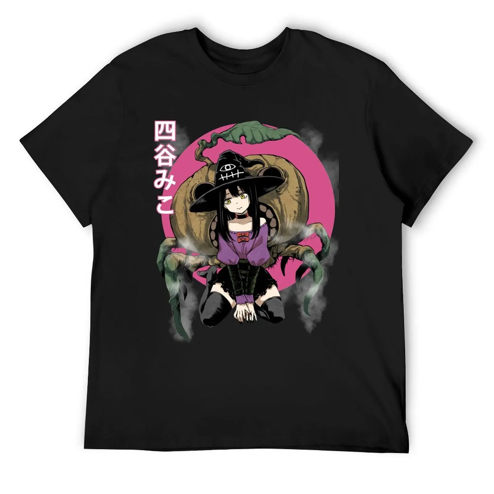 

Miko Yotsuya from Mieruko-Chan T-Shirt summer clothes blue archive customizeds shirts graphic tee men