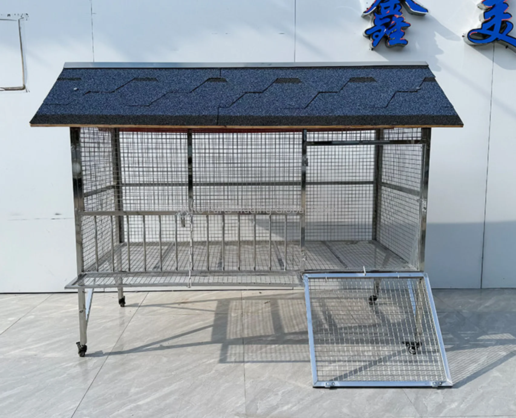 Large Customized Simple/Luxury Stainless Steel Chicken Coop Breathable Design Easy Assembly Outdoor Use For Home Farm Houses