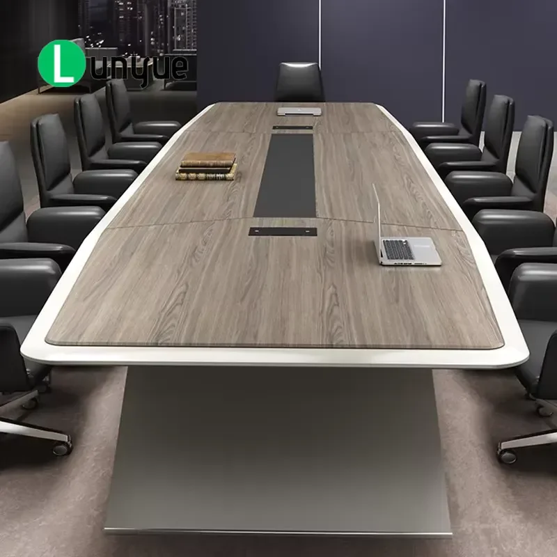 Modern Retractable Wooden Desk for Laptop Conference Training Room Living Room Furniture Wholesale Factory Price Space Saving