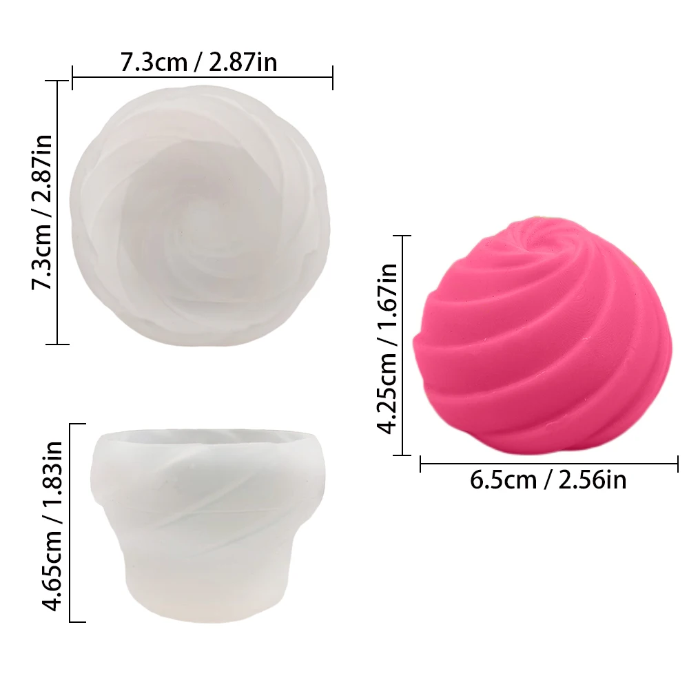 New Rose Silicone 3D Soap Mold Cake Mold Candle Mold Cupcake Jelly Candy Chocolate Decoration Baking Tool Kitchen Accessory