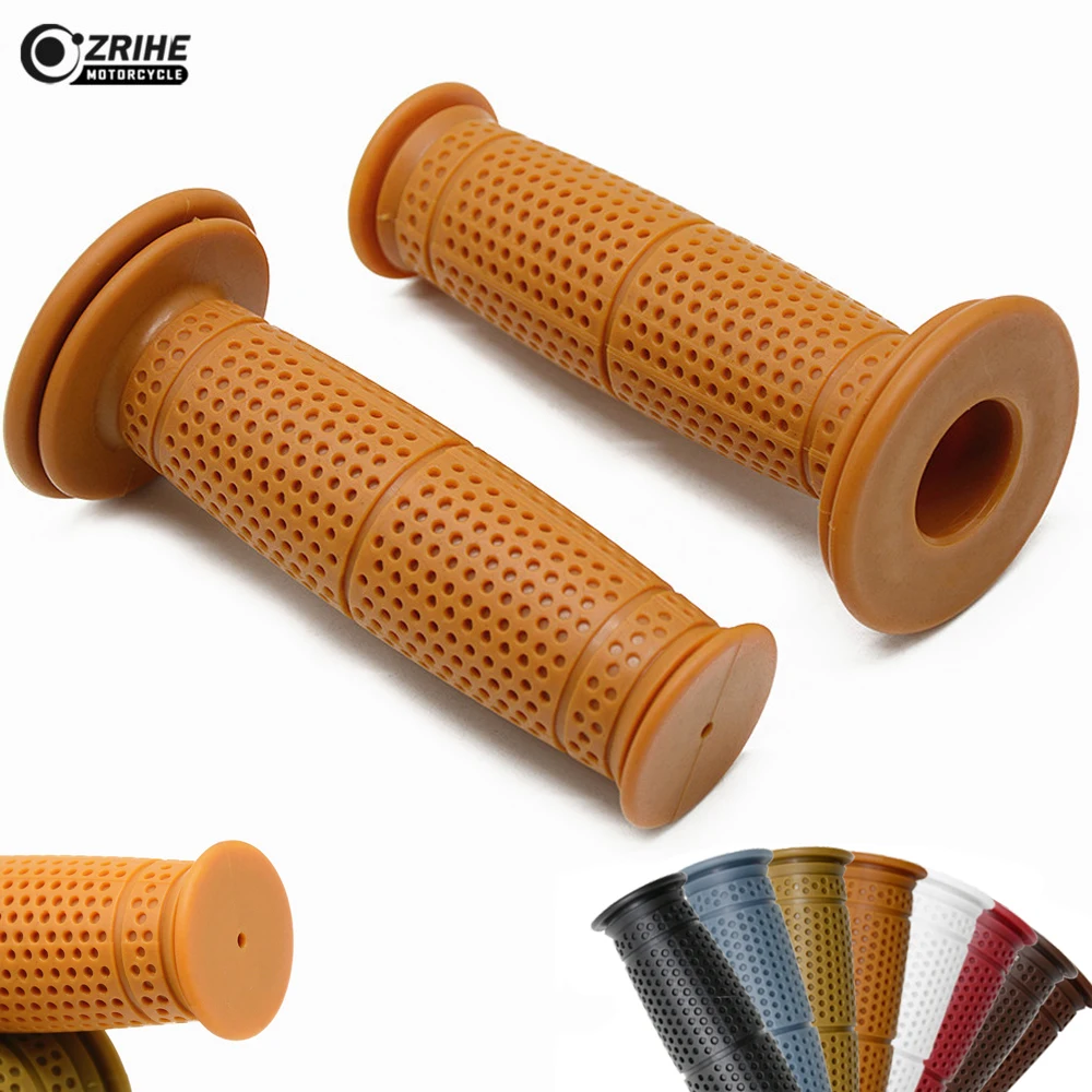 

For SUZUKI RV90 K90 ST250 250 ST250E type TU250X 7/8'' 22mm Motorcycle Handle Grips Cafe Racer motorbike Vintage Handlebar grip