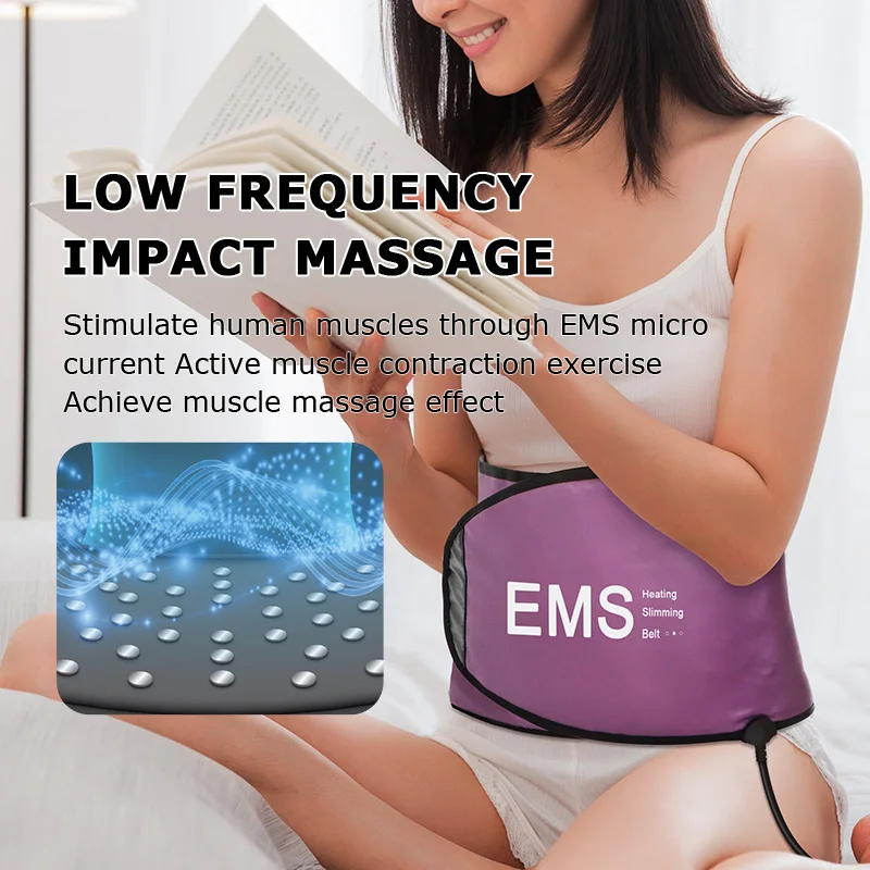 Wholesale Sports Fitness Waist Shaper Pu Sauna Sweating Slimming Women Belly Trimmer Massage Belt