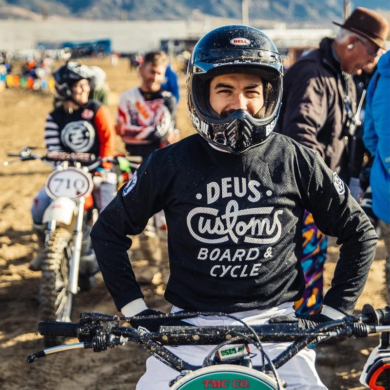 New 2025 DEUS EX MACHINA Moto Jersey Breathable sweat-wicking