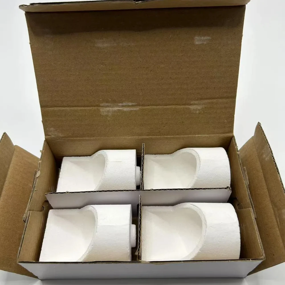 

Набор из 4 керамических тиглей для плавки металлов для зуботехнических лабораторий, для центробежных литейных машин, тигли для плавки платины, кварцевые тигли