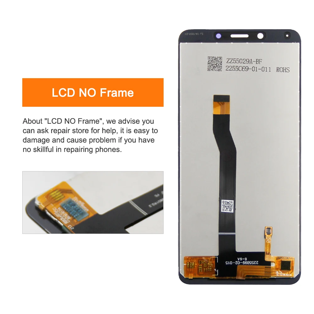 100% Tested Display For Xiaomi Redmi 6A LCD Display Touch Screen For Redmi 6 Screen Replacement Assembly Parts With Frame