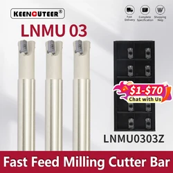 Lnmu03-効率的で高速なCNCフライスヘッド,二重エッジのフライスヘッド,LNMU0303ZER-MJ kt1505 yz735