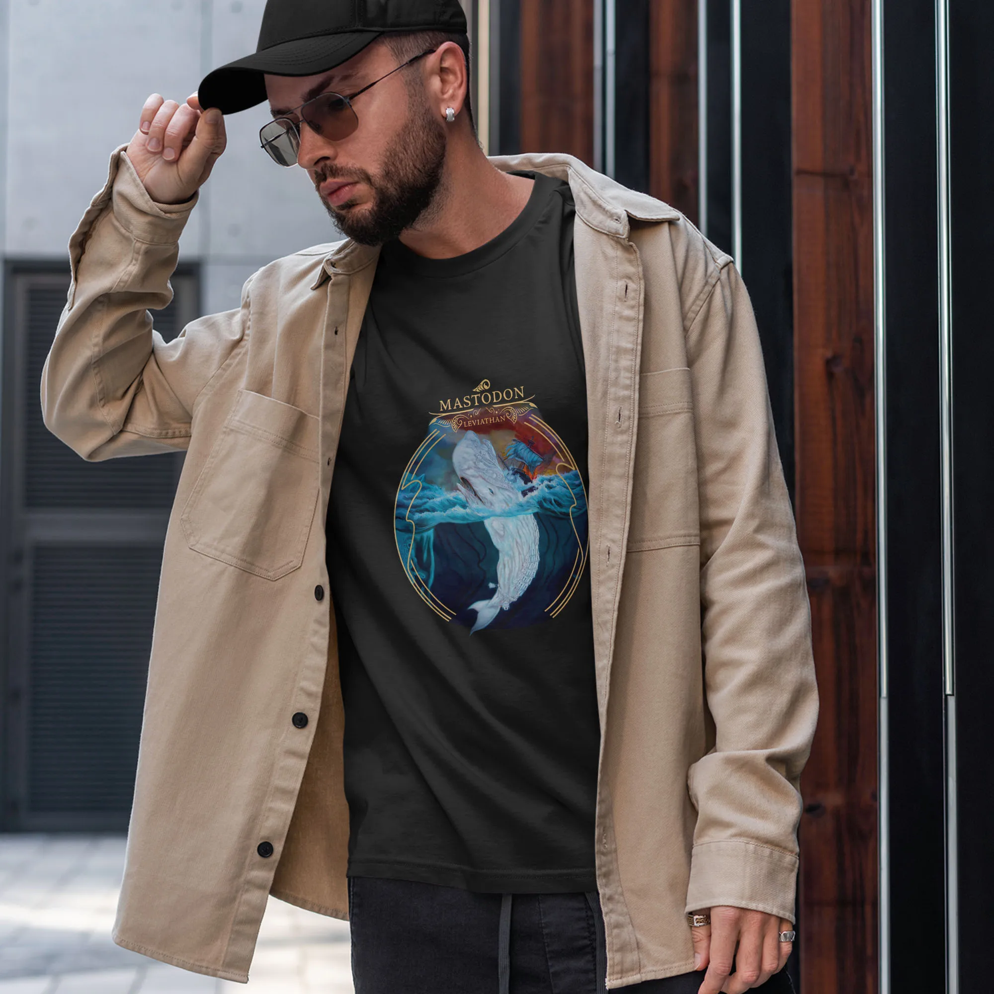 Band T-Shirts for Novelty Mastodons American Crew Neck Pure Cotton T Shirt  Heavy Metal Music Tee Shirt New Arrival Top - view 2