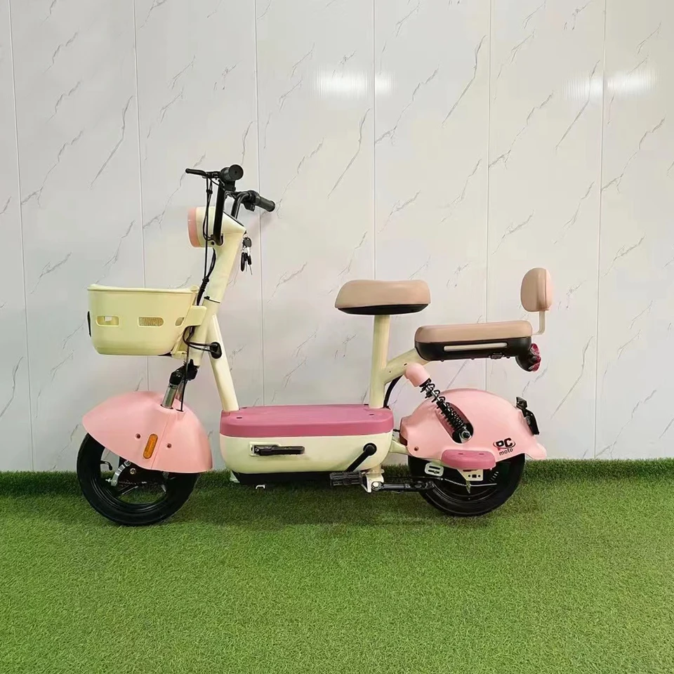 Hot Sale Electric City Scooter 350W E-Bike Electric Bicycle Electric Bike With Basket image 5