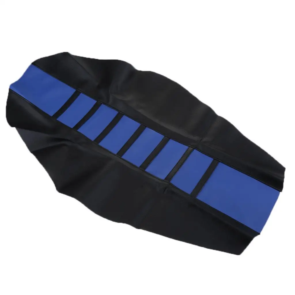 Universal Soft Anti Slip Motorcycle Seat Cover Comfortable Gel Cushion Leather Protector for Modification Racing and Dirt Bikes