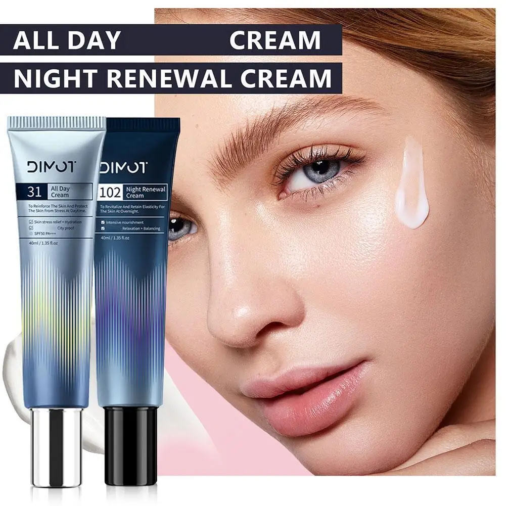 Collagen Retinol Niacinamide Day and Night Moisturizing Cream, Moisturizing and Firming, Silky Texture Suitable for All Ski E6N6