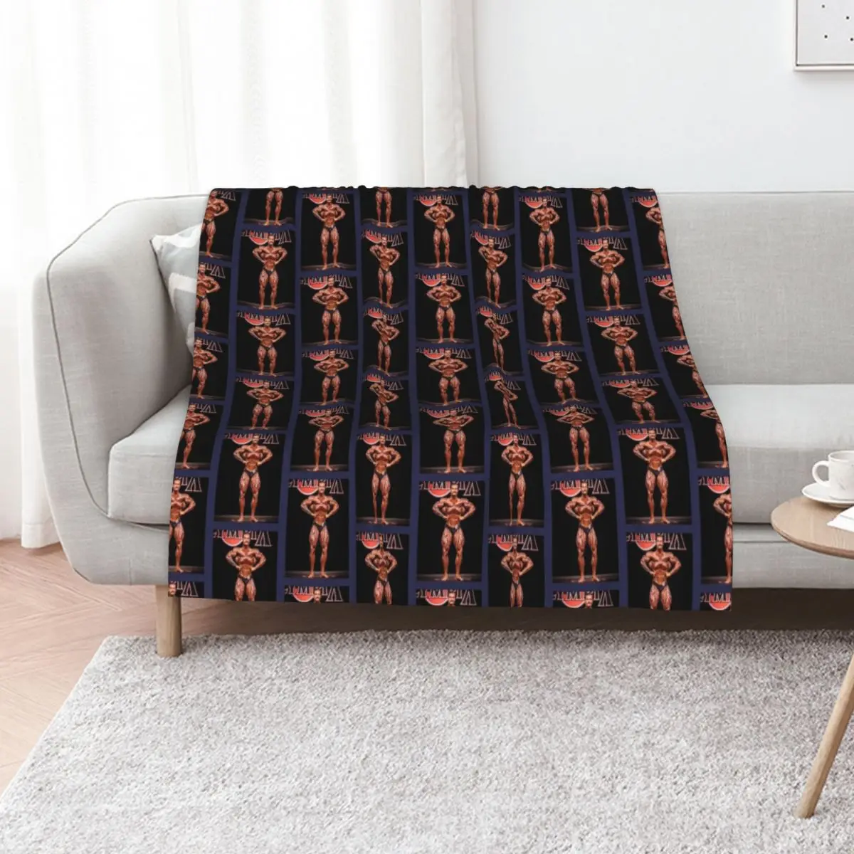 Chris Bumstead (4) Throw Blanket Hair Designers blankets and throws Summer Beddings Thermals For Travel Blankets