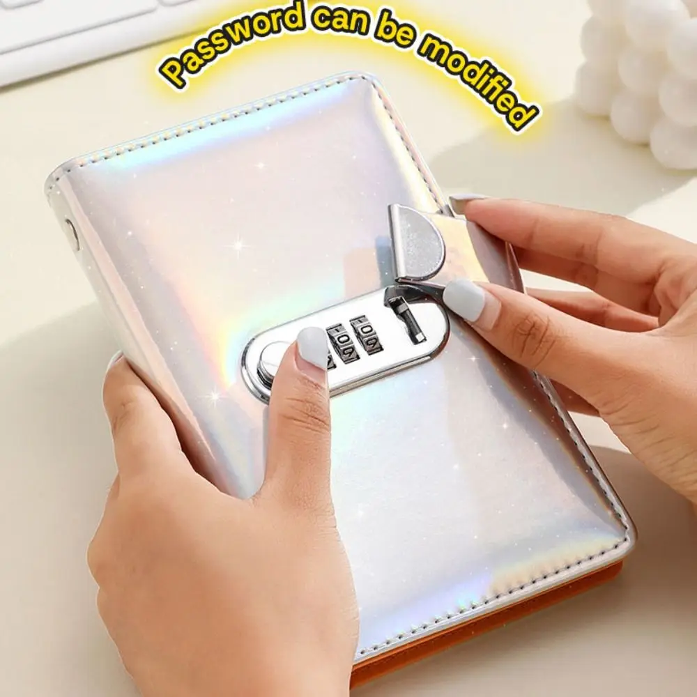 50Sheets Savings Book with Password Lock Dual Sided Laser Savings Challenge Tracker Book Wallet Storage Cash Envelopes