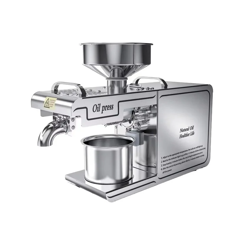 Best Selling Automatic Mini Oil Press Ma chine Cold Press Sesame Sunflower Olive Soybean Oil for Home Use