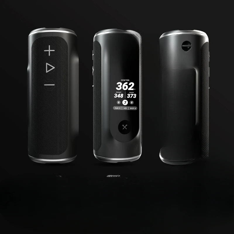 Player+ GPS Speaker with Touch Screen Display, 10+ Hours Battery, 40,000+ Courses, Visual + Audible Distance, Hazard Distance