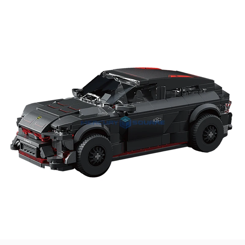 BLACK Off-road Car SUV MOC 66006 Building Blocks Transportation Vehicle Bricks Model Boys Kids Ideas Toy Birthday Festival Gift