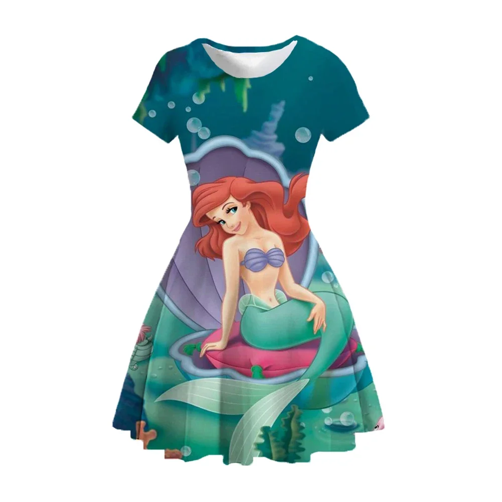 

Disney Mermaid Ariel Princess Dress Elegance Kawaii Atlantic Ocean Little Mermaid Princess Cartoon Daughter of the Sea ball gown